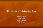 Tri-Star Cabinets, Inc Whitney Beck Nate Jones Ryan Mazzola Ty Olson.