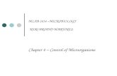 MLAB 2434 –MICROBIOLOGY KERI BROPHY-MARTINEZ Chapter 4 – Control of Microorganisms.