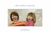 ESD safety training Donna Kubik FNAL, April 2014.