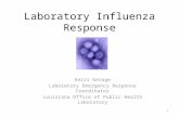 1 Laboratory Influenza Response Kerri Gerage Laboratory Emergency Response Coordinator Louisiana Office of Public Health Laboratory.
