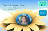 The 20 Hour Basic Successful Solutions Professional Development LLC Chapter 4 Food Safety Module 8.
