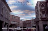 Chapter 24 Finish Ceilings & Floors Interior Ceiling @ the Venetian Hotel (Las Vegas)