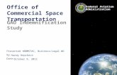 Presented to: By: Date: Federal Aviation Administration Office of Commercial Space Transportation GAO Indemnification Study COMSTAC, Business/Legal WG.