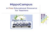 HippoCampus A Free Educational Resource for Teachers.