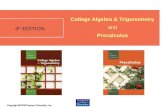 4.6 - 1 10 TH EDITION 4 th EDITION College Algebra & Trigonometry and Precalculus
