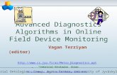 Advanced Diagnostics Algorithms in Online Field Device Monitoring Vagan Terziyan (editor)  Industrial Ontologies.