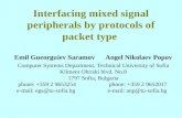 Interfacing mixed signal peripherals by protocols of packet type Emil Gueorguiev Saramov Angel Nikolaev Popov Computer Systems Department, Technical University.