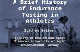 A Brief History of Endurance Testing in Athletes.