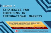 CHAPTER 7 STRATEGIES FOR COMPETING IN INTERNATIONAL MARKETS.