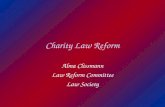 Charity Law Reform Alma Clissmann Law Reform Committee Law Society