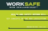 PREPARED FOR RTIM - MARCH 2014 HEALTH AND SAFETY REFORM BILL KEY CONCEPTS OF THE NEW LEGISLATION.