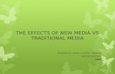 THE EFFECTS OF NEW MEDIA VS TRADITIONAL MEDIA PRESENTED BY MPUNGA CHIPEPO- SIMUKWAI MASUZYO NDHLOVU ZNBC.