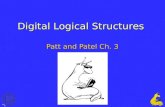 1 Digital Logical Structures Patt and Patel Ch. 3.