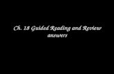 Ch. 18 Guided Reading and Review answers. Ch. 18 – section 1 questions 1.What did Article III, Section 1 of the Constitution create? It created the national.