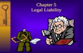 Chapter 5 Legal Liability. Presentation Outline I.Preliminary Legal Concepts II.Common Law and the Auditor III.Statutory Law and the Auditor IV.Professions.