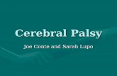 Cerebral Palsy Joe Conte and Sarah Lupo. Video   ebral-palsy-