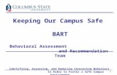 Keeping Our Campus Safe BART Behavioral Assessment and Recommendation Team Identifying, Assessing, and Reducing Concerning Behaviors in Order to Foster.