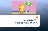Veggies Facts vs. Myth Submitted by Kyle Brett Lock Haven University.