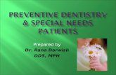 Prepared by Dr. Rana Darwish DDS, MPH. Impairment Disability Handicapped Special needs.
