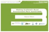 Making Scotlands Rural Environment More Sustainable Steve Albon Overview.