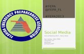 Social Media Annual Meeting 2013 – Policy Panel Paul Seldes, CEM, FPEM ntb group, LLC @sheeper @ntbgroupEM #FEPA @FEPA_FL #FEPA2013.