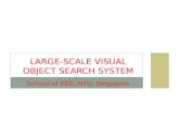 LARGE-SCALE VISUAL OBJECT SEARCH SYSTEM School of EEE, NTU, Singapore.