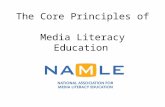 The Core Principles of Media Literacy Education. National Association for Media Literacy Education national membership organization mission to expand.