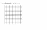GridLayout, n*m grid. Column width/row height adjusted to fith the widest/highest Component.