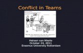 Heleen van Mierlo October 24, 2011 Erasmus University Rotterdam Conflict in Teams.