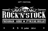 23 ÈME FESTIVAL 4 5 6 Juillet 2014. VEN 4 JUILLET 2014 SALUT LES ANGES Rock’ n’ roll – France.