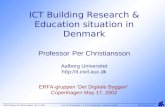ERFA-Gruppen Det Digitale Byggeri. May 17 2002 Prof. Per Christiansson  IT in Civil Engineering  Aalborg University  ICT Building.