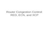 Router Congestion Control: RED, ECN, and XCP. Where we left off Signal of congestion: Packet loss Fairness: Cooperating end-hosts using AIMD –Next lecture: