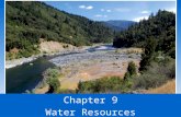 Chapter 9 Water Resources. Usable Water is Rare  Aquifers- small spaces found within permeable layers of rock and sediment where water is found.  Unconfined.