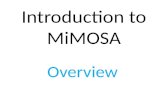 Introduction to MiMOSA Overview. What is MiMOSA? IOM Global Information System – Biographic and Demographic Data – Operational Activities Migrant Assistance.