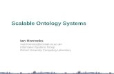Scalable Ontology Systems Ian Horrocks Information Systems Group Oxford University Computing Laboratory.