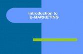 Introduction to E-MARKETING. 2 Detlev Bio Schulich School of Business, Associate Professor Marketing Research, writing, teaching (Exec, MBA, BBA) Consulting.