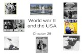 World war II and the USA Chapter 29. Sec1– world affairs (1933-1939) Good neighbour policy Germany Italy japan Appeasement Neutrality Isolationism “it’s.
