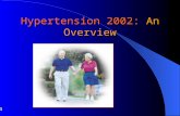 1 Hypertension 2002: An Overview. 2 Leading Risks For Death (World Health Organization 1995)
