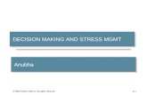 © 2005 Prentice Hall Inc. All rights reserved.5–1 DECISION MAKING AND STRESS MGMT Anubha.