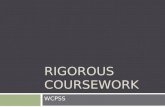 RIGOROUS COURSEWORK WCPSS. The District Team Abby Stotsenberg, Sr. Administrator for HS Social Studies TBD, Sr. Administrator for HS ELA Melissa Hurst,