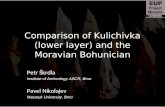 Comparison of Kulichivka (lower layer) and the Moravian Bohunician Petr Škrdla Institute of Archeology ASCR, Brno Pavel Nikolajev Masaryk University, Brno.