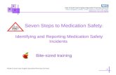 S Seven Steps to Medication Safety : Identifying and Reporting Medication Safety Incidents Bite-sized training P S East & South East England Specialist.