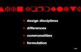 Design formulation ● design disciplines ● differences ● commonalities ● formulation 1/24.