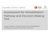 Australian Stroke Coalition Assessment for Rehabilitation: Pathway and Decision- Making Tool Susan Hillier on behalf of the ASC Rehabilitation Working.