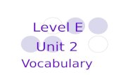 Level E Unit 2 Vocabulary. ADROIT Connotation: neutral Etymology:1650s, "dexterous," originally "rightly," from Fr. phrase à droit "according to right,"