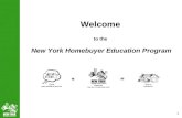 1 Welcome to the New York Homebuyer Education Program.
