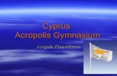 Cyprus Acropolis Gymnasium Angela Kleanthous. General information  Official Language is Greek and Turkish. However, Turkish are not widely used in the.