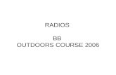 RADIOS BB OUTDOORS COURSE 2006. PART 1 CB RADIOS.