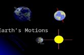 Earth’s Motions. ROTATION Earth spinning on its axis is called rotation. Earth spinning on its axis is called rotation. The “AXIS” is an imaginary line.