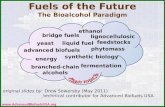 Original slides by: Drew Sowersby (May 2011) _technical contributor for Advanced Biofuels USA Fuels of the Future The Bioalcohol Paradigm CDC PHIL /James.